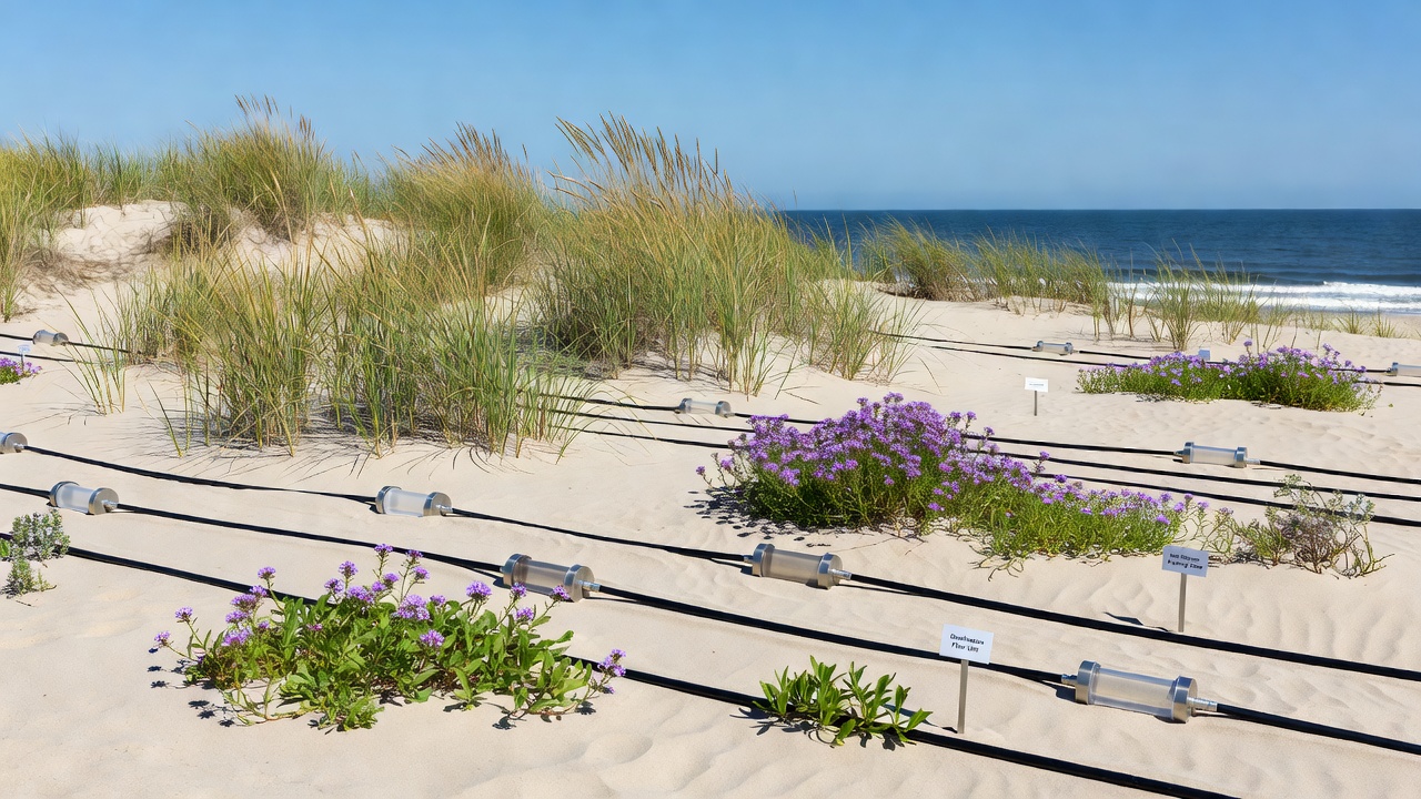 Adapting Irrigation Techniques to Counteract Salt Intrusion in Dune-Based Planting Schemes